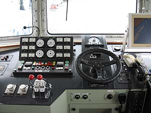 測量船操舵室