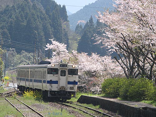 彦山駅に進入する列車